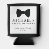 新郎会 黒タイ 缶クーラー (正面)