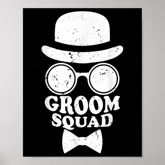 新郎分隊の結婚groomsmenと結婚bachは ポスター (正面)