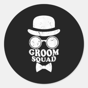 新郎分隊の結婚groomsmenと結婚bachは ラウンドシール