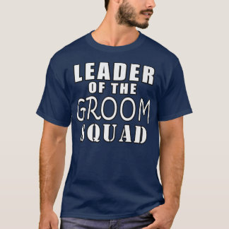 新郎分隊長おもしろい結婚長 Tシャツ