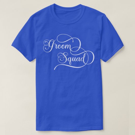 新郎分隊（結婚披露宴） Tシャツ (デザイン正面)