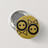 新郎及び花嫁 缶バッジ (正面&裏面)