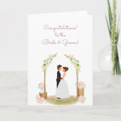 新郎新婦おめでとう カード (正面)