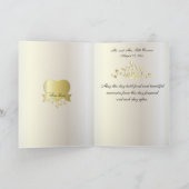 新郎新婦おめでとう　結婚祝いカード カード (内部)