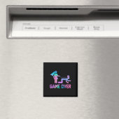 新郎新婦おもしろいミーム結婚ゲームおもしろいOve マグネット (インサイチュ (食洗機))