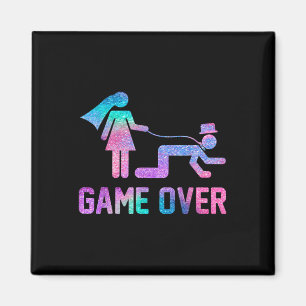 新郎新婦おもしろいミーム結婚ゲームおもしろいOve マグネット