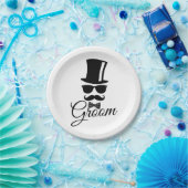 新郎新婦おもしろい ペーパープレート (パーティー)