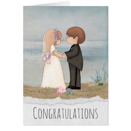 新郎新婦が共有する誓いをビーチ (正面)