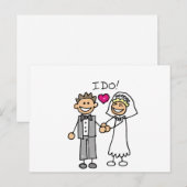 新郎新婦が誓いを交わす ポストカード (正面/裏面)