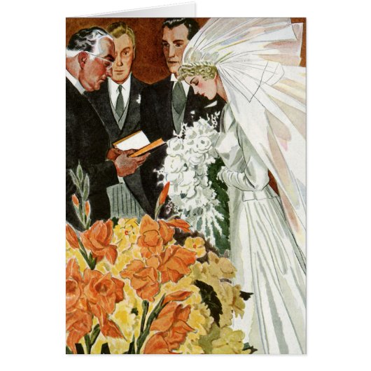 新郎新婦とのビンテージ結婚式 (正面)