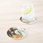 新郎新婦とのビンテージ結婚式 コースター (側面)