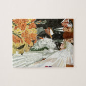 新郎新婦とのビンテージ結婚式 ジグソーパズル (横)