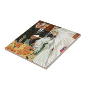 新郎新婦とのビンテージ結婚式 タイル (側面)