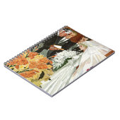 新郎新婦とのビンテージ結婚式 ノートブック (左側)