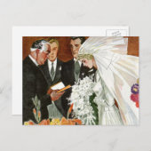新郎新婦とのビンテージ結婚式 ポストカード (正面/裏面)