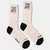 新郎新婦と日付結婚付きブリデスメイドソックス ソックス (右)