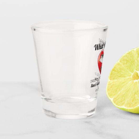 新郎新婦にとってキャッチ魚釣りの結婚式の日はどんな日か ショットグラス (左)