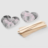 新郎新婦にキスを求める ハンドファン (組立なし)