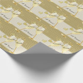 新郎新婦に乾杯結婚! | DIY文字 ラッピングペーパー (角)