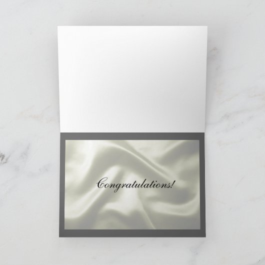 新郎新婦に。 カード (内部)