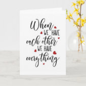 新郎新婦に「結婚の日」 カード (黄色い花)