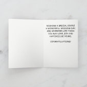 新郎新婦のお祝い カード (内部)