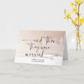 新郎新婦のお祝い カード (黄色い花)