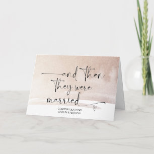 新郎新婦のお祝い カード