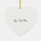 新郎新婦のかわいいフクロウの芸術 セラミックオーナメント (裏面)