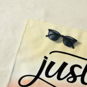 新郎新婦のためのオーダーメイドウェディングギフト、婚約  ビーチタオル (インサイチュ)