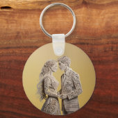 新郎新婦のウェディングギフト キーホルダー (裏面)