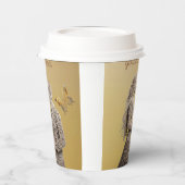 新郎新婦のウェディングギフト 紙コップ (左)