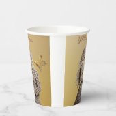 新郎新婦のウェディングギフト 紙コップ (左)