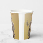 新郎新婦のウェディングギフト 紙コップ (右)