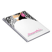 新郎新婦のカスタムなウェディングプランナー{シマウマ} ノートブック (右側)