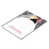 新郎新婦のカスタムなウェディングプランナー{シマウマ} ノートブック (左側)