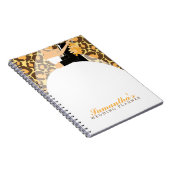 新郎新婦のカスタムなウェディングプランナー{ヒョウ} ノートブック (右側)