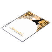 新郎新婦のカスタムなウェディングプランナー{ヒョウ} ノートブック (左側)