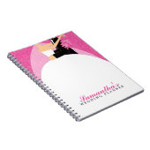 新郎新婦のカスタムなウェディングプランナー{ピンク} ノートブック (右側)