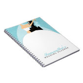 新郎新婦のカスタムなウェディングプランナー{水} ノートブック (右側)