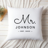 新郎新婦のカスタム姓 クッション