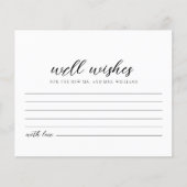新郎新婦のカードに願う (正面)