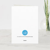 新郎新婦のカード結婚おめでとう カード (裏面)