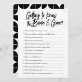 新郎新婦のシャワーゲームを知る 招待状 (正面/裏面)