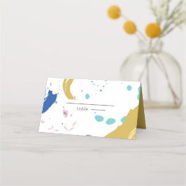 新郎新婦のシルエット プレイスカード