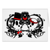 新郎新婦のスカル (正面横)