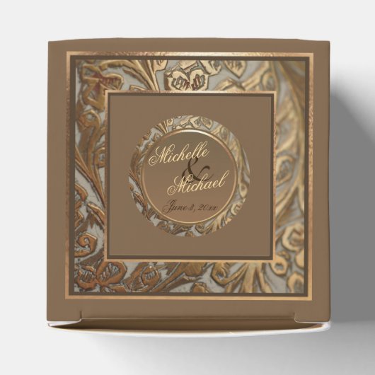 新郎新婦のスペシャルゲスト用の結婚お願い フェイバーボックス (上部)