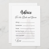 新郎新婦のドレスの結婚アドバイス 招待状 (正面/裏面)