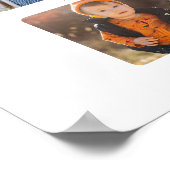 新郎新婦のブライダルシャワーサイン ポスター (角)