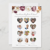 新郎新婦のブライダルシャワー 招待状 (正面)